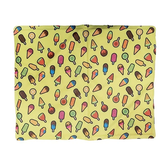 Croci Tappetino Rinfrescante Per Gatti Fantasia Gelati 50 x 40cm