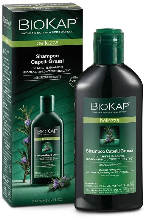 BIOKAP BELLEZZA SHAMPOO CAPELLI GRASSI CON TRICOBIOTIC 200 ML