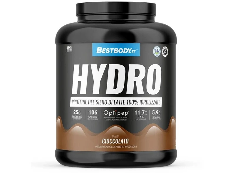 Bestbody Hydro PRO Proteine del Latte Idrolizzate Optipep DH4 Gusto Cioccolato 700g
