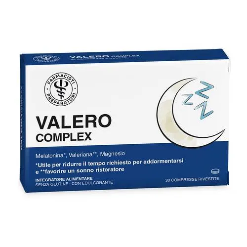 Valerocomplex Farmacisti Preparatori 30 Compresse