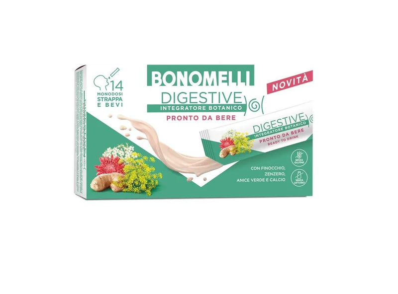 Bonomelli Integratore Botanico Digestive 14 Sticks