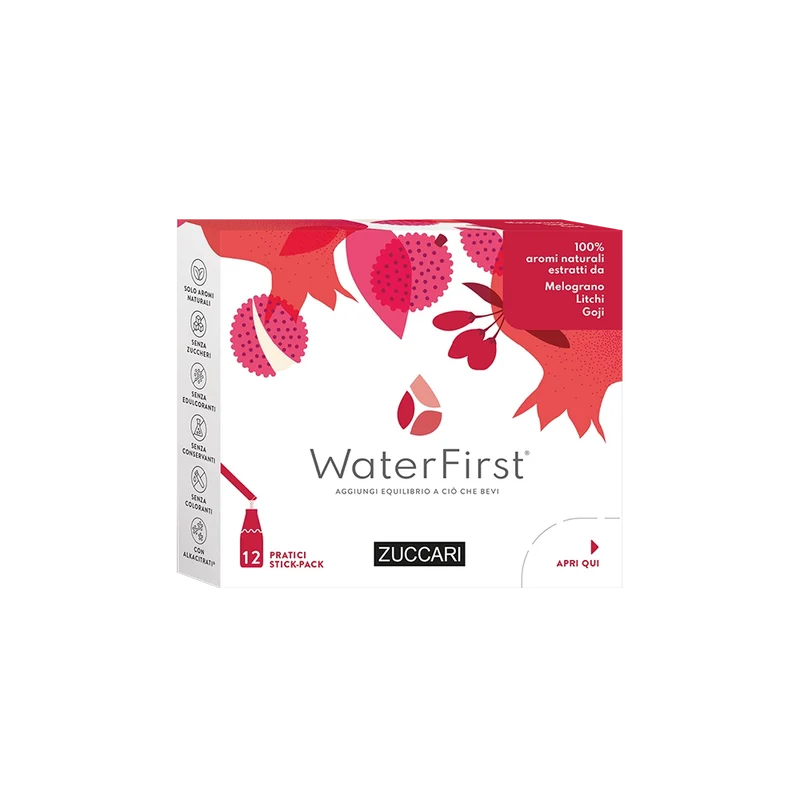 Zuccari WaterFirst Melograno, Litch, Goji 12 Stick