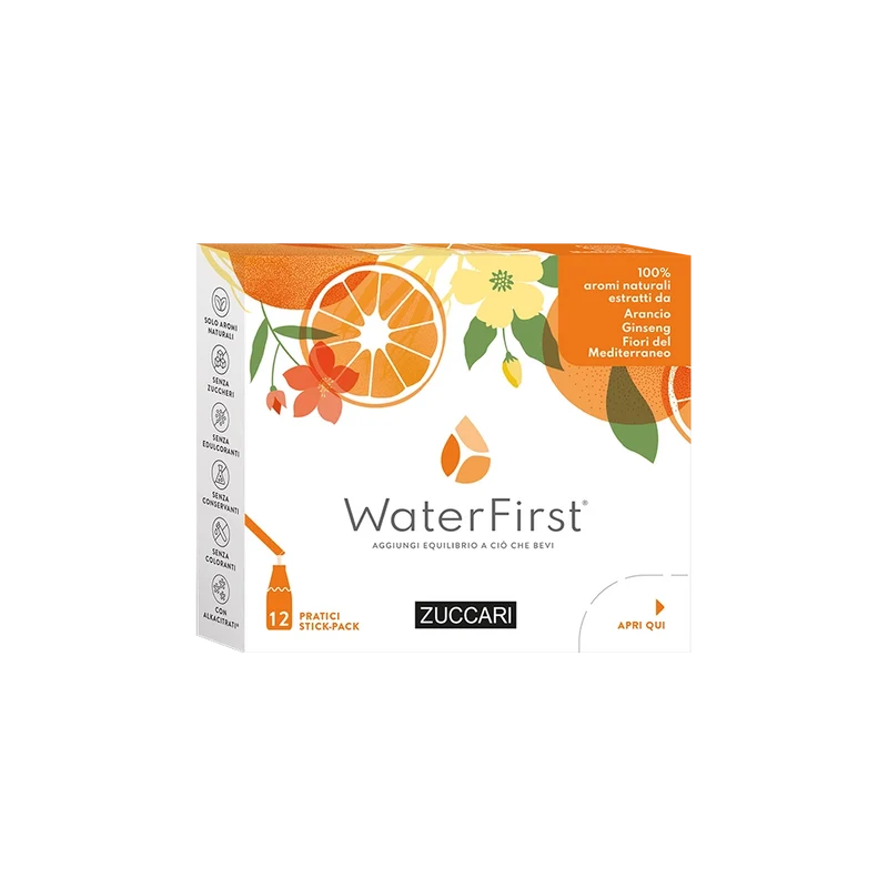 Zuccari WaterFirst Arancio/Ginseng/Fiori Del Mediterraneo 12 Stick