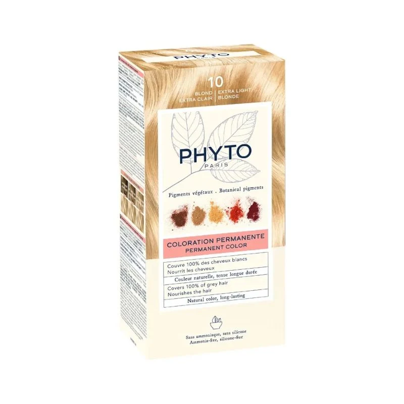 Phyto Phytocolor colorazione permanente per capelli n.10 Biondo Chiarissimo Extra