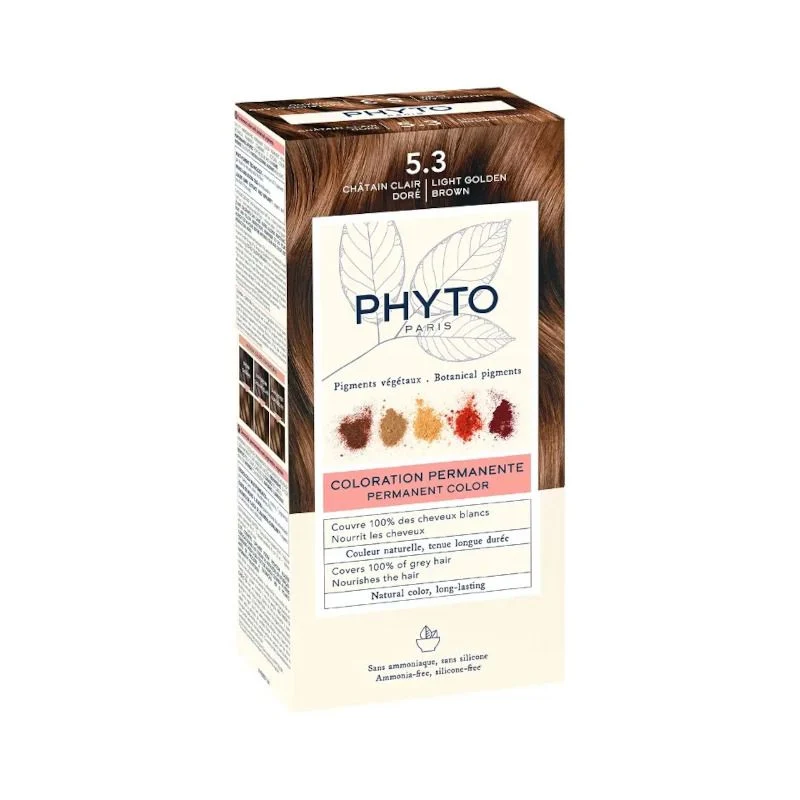 Phyto Phytocolor colorazione permanente per capelli n.5.3 Castano Chiaro Dorato