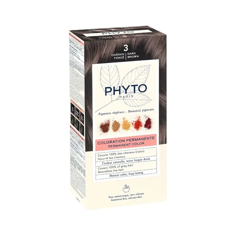 Phyto Phytocolor colorazione permanente per capelli n.3 Castano Scuro