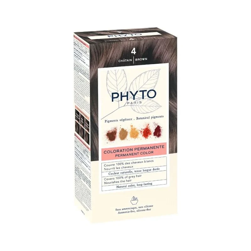 Phyto Phytocolor colorazione permanente per capelli n.4 Castano