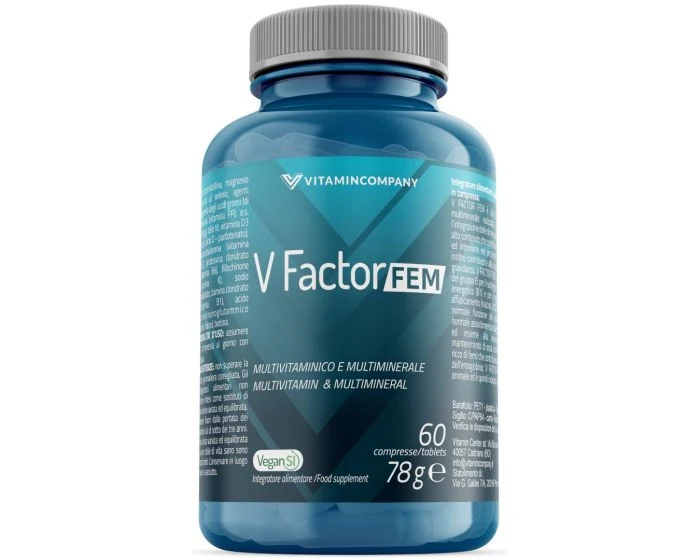 Vitamincompany V-Factor Fem 60 Compresse