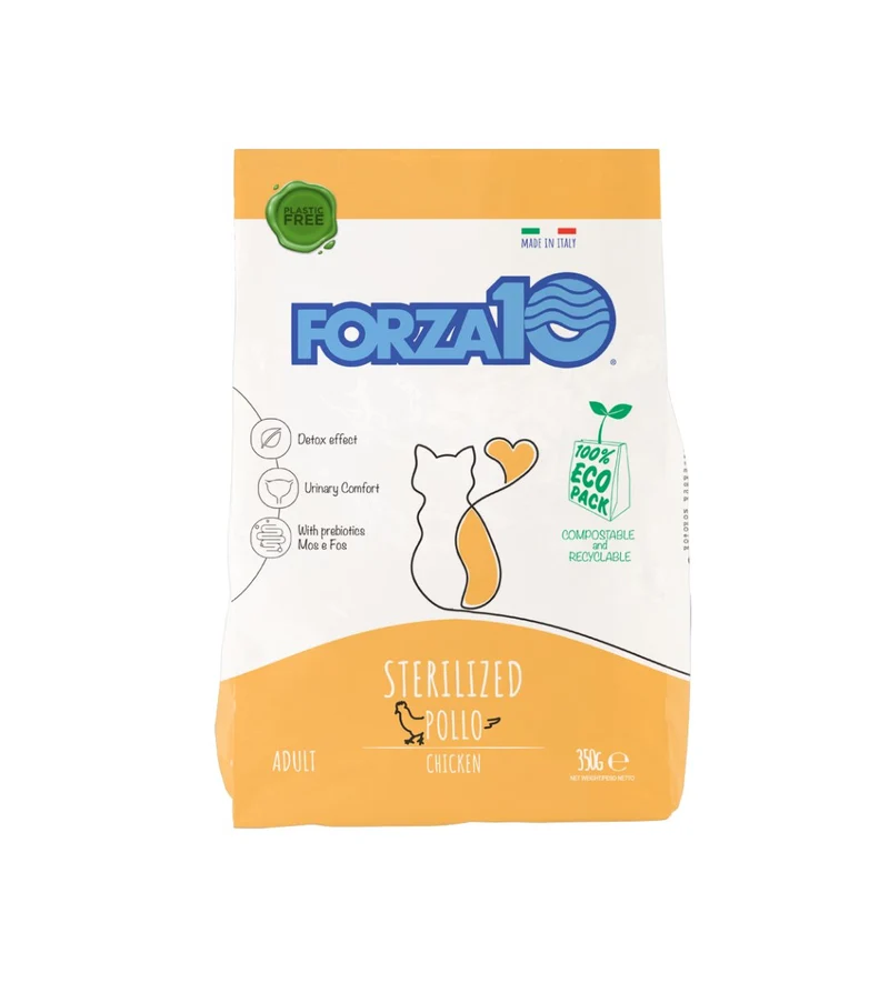 Forza10 Adult Maintenance Sterilized Crocchette Al Pollo Gatti Adulti Sacco 350g