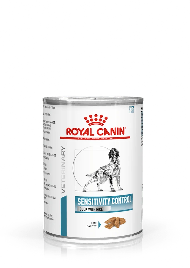 Royal Canin Veterinary Sensitivity Control Cibo Umido Con Anatra/Riso Per Cani Adulti Barattolo 410g