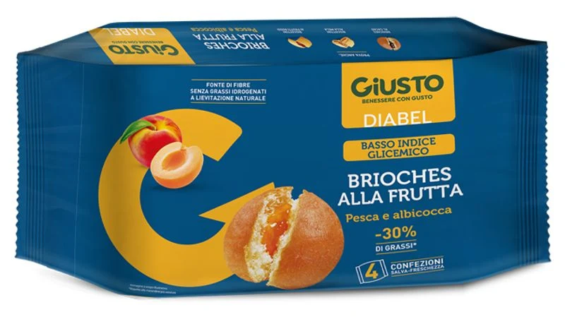 Giusto Diabel Brioche Alla Frutta 4x45g