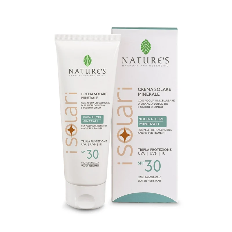 Nature's I Solari Crema Viso Corpo Minerale SPF30 100ml