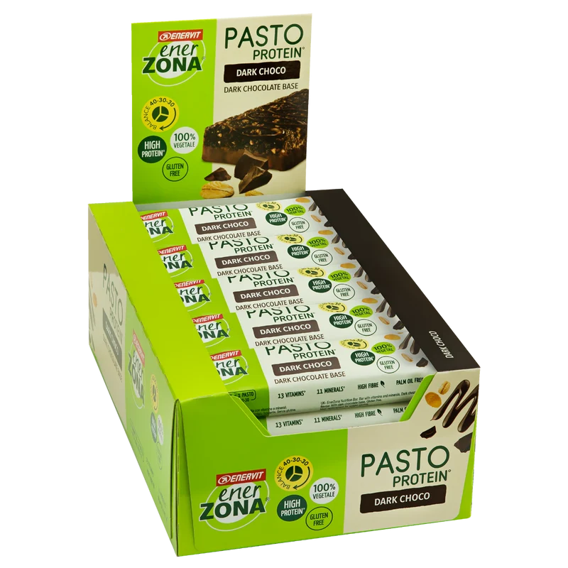 Enerzona Pasto Protein Dark Choco 25 Barrette Da 55g