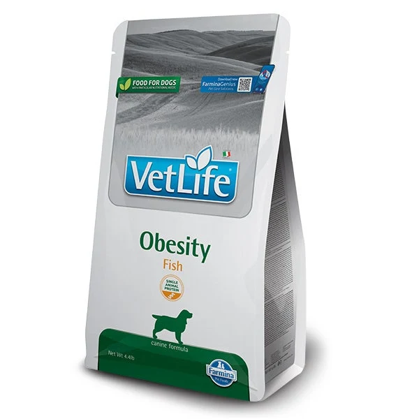 Farmina Vet Life Nat Fish Cibo Secco Per Cani Obesi 12kg