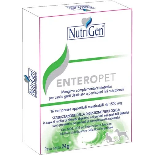 Enteropet Mangime Complementare Cani/Gatti 16 Compresse