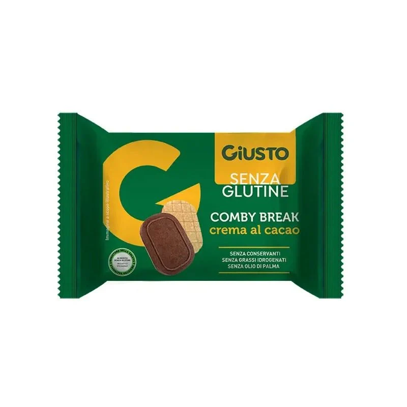 Giusto Senza Glutine Comby Break crema al cacao 26g