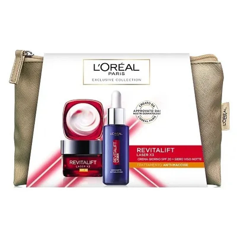 L'Oréal Paris Pochette Exclusive Collection Revitalift Laser X350ml Siero Retinolo Puro 30ml