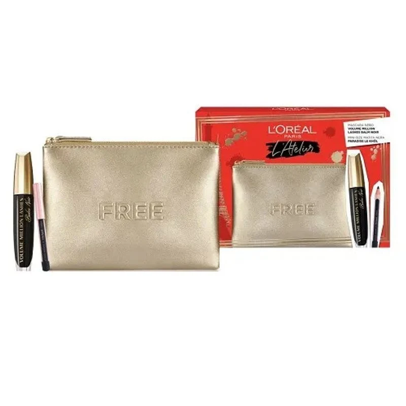 L'Oréal Paris L'Atelier Pochette Mascara Balm Noir + Mini Le Khol