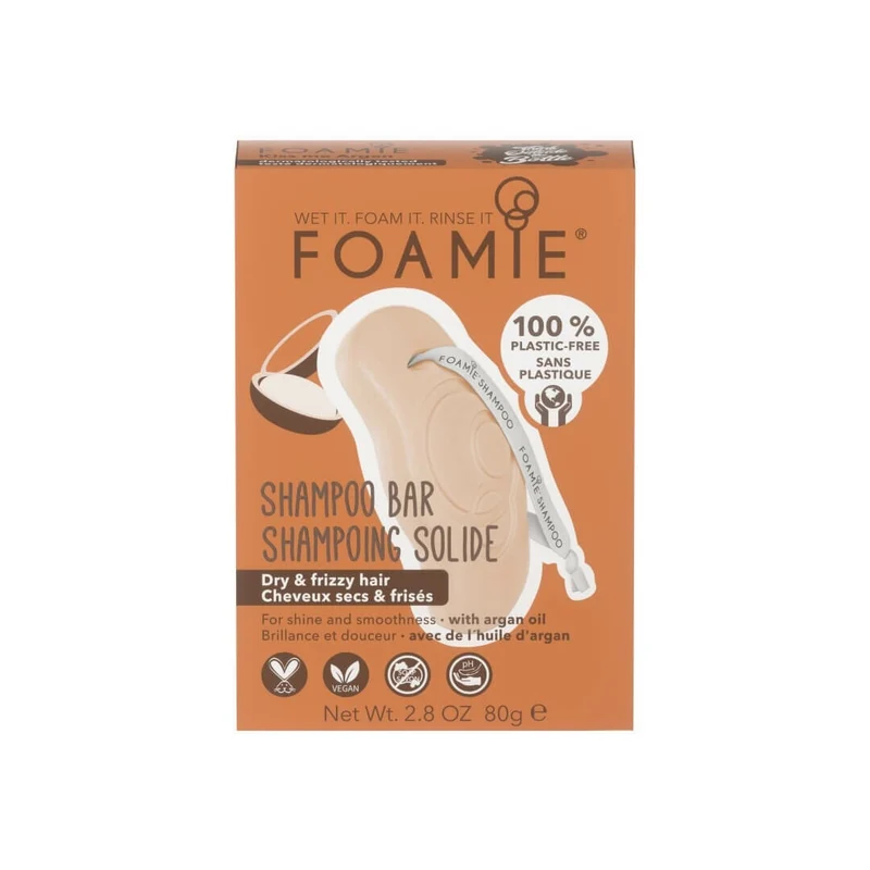 Foamie Shampoo Solido Bar Kiss Me Argan 80g
