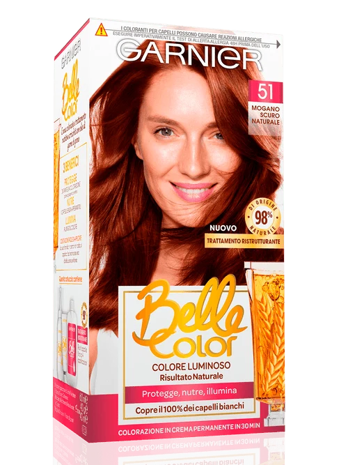 Garnier Belle Color Colorazione Capelli 51 Mogano Scuro Naturale