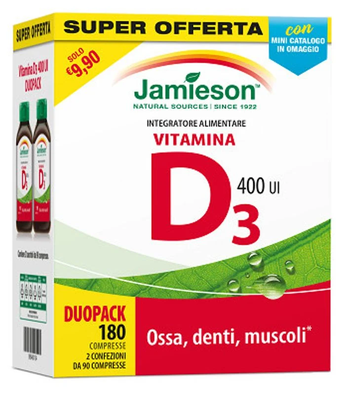 Jamieson Vitamina D 400 UI 90 Compresse Duopack