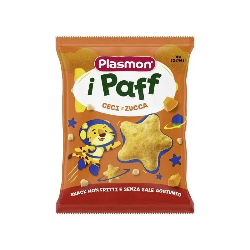 Plasmon i Paff Ceci e Zucca snack per bambini 12 mesi+ 15g