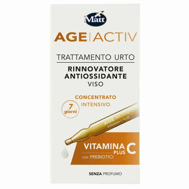 Matt Trattamento Urto Rinnovatore Antiossidante Vitamina C Viso 7x2ml