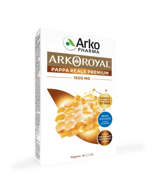 Arkoroyal Pappa Reale 1500 Mg Senza Zuccheri 10 Unidose