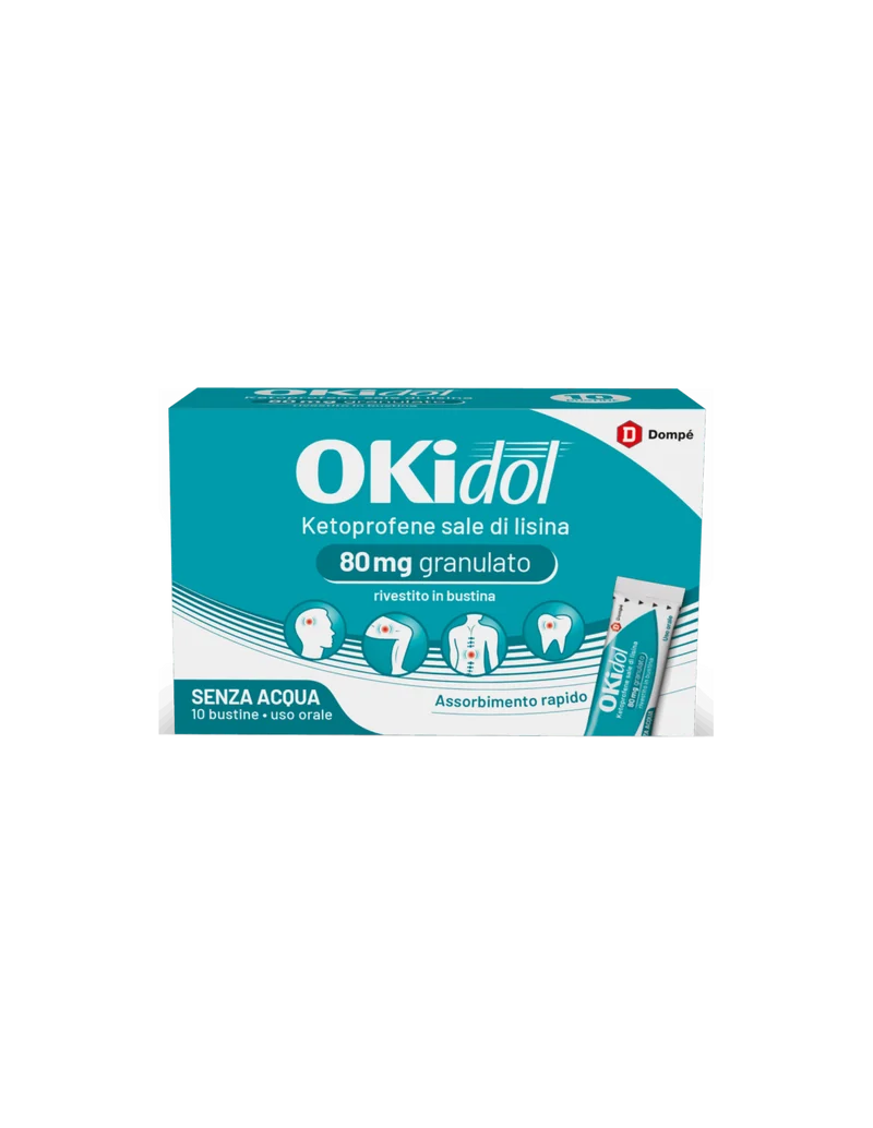 Okidol Orale Granulato 10 Bustine 80 mg