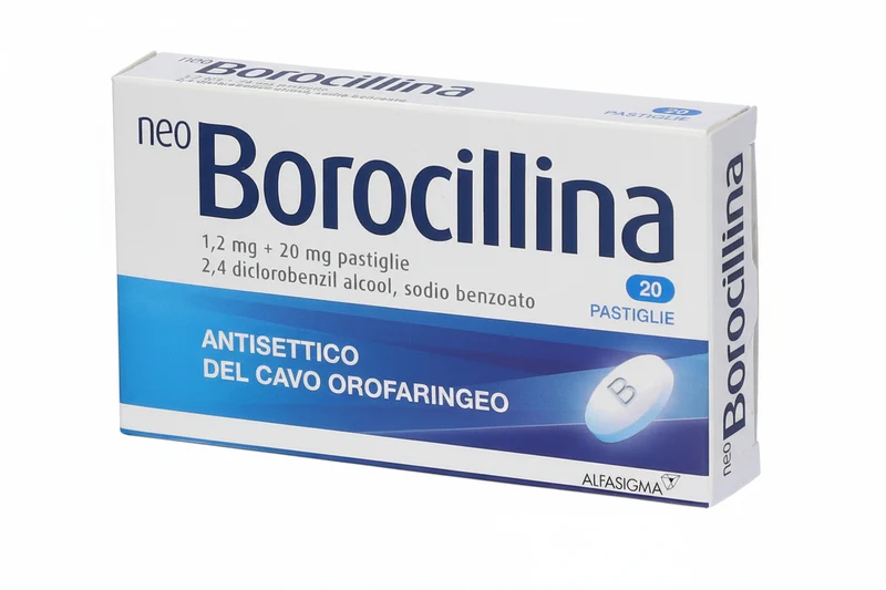 Neoborocillina 1,2 mg + 20mg 20 Pastiglie Menta