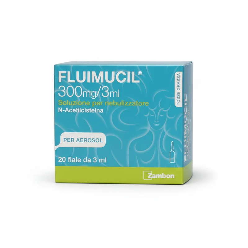 Fluimucil Soluzione Per Nebulizzatore 20 Fiale 300 mg/3ml