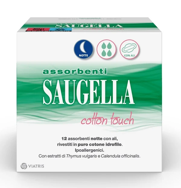 Saugella Assorbenti Notte 12 Pezzi