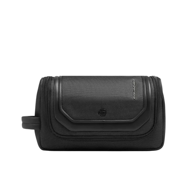 Beauty Case in Pelle e Tessuto