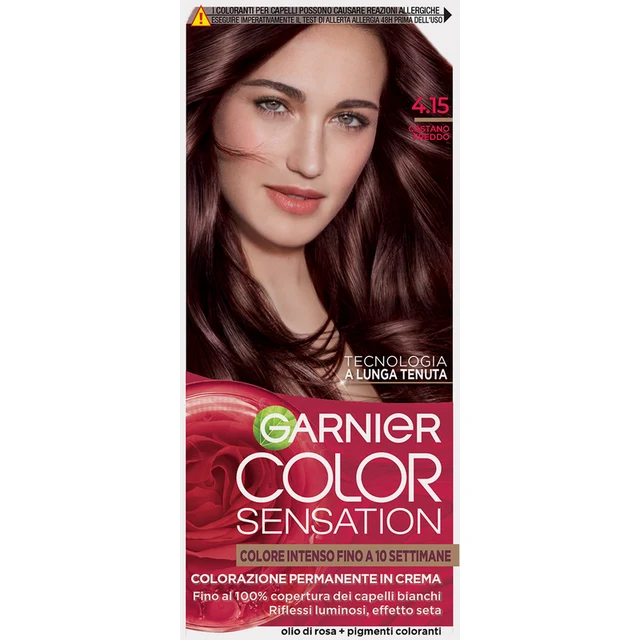 Garnier Color Sensation Colorazione permanente 4.15 Castano Freddo