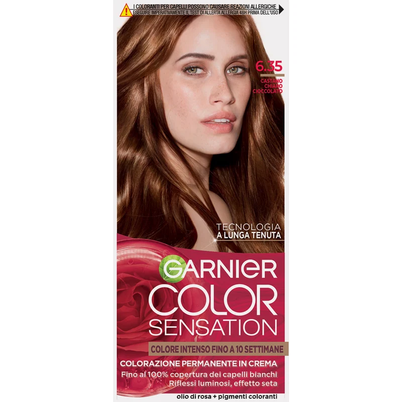 Garnier Color Ssensation Colorazione permanente 6.35 Castano Chiaro Cioccolato