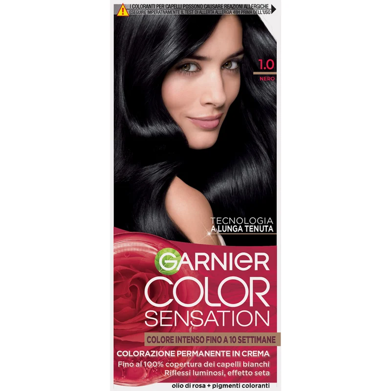 Garnier Color Sensation Colorazione permanente 1.0 Nero,