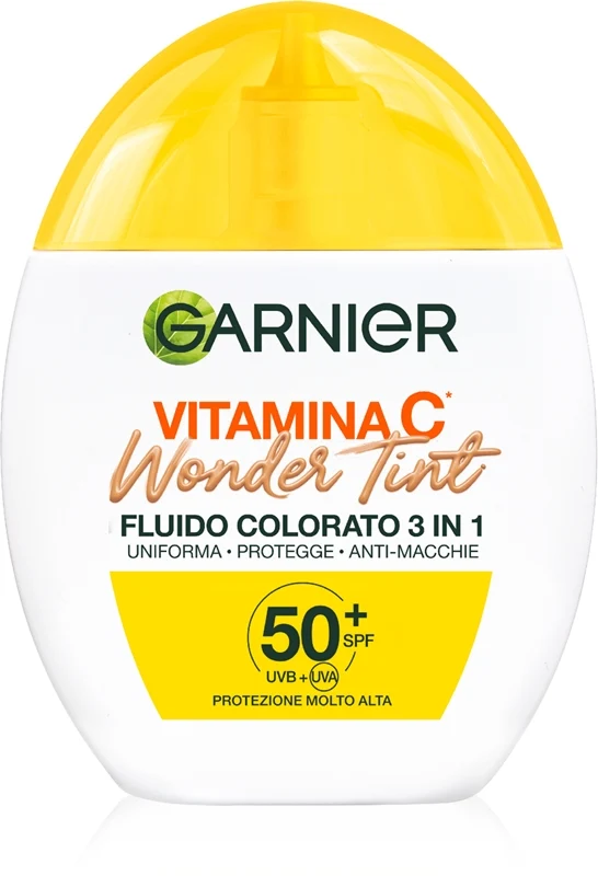 Garnier Wonder Tint Vitamina C Spf 50 Medium, 40ml