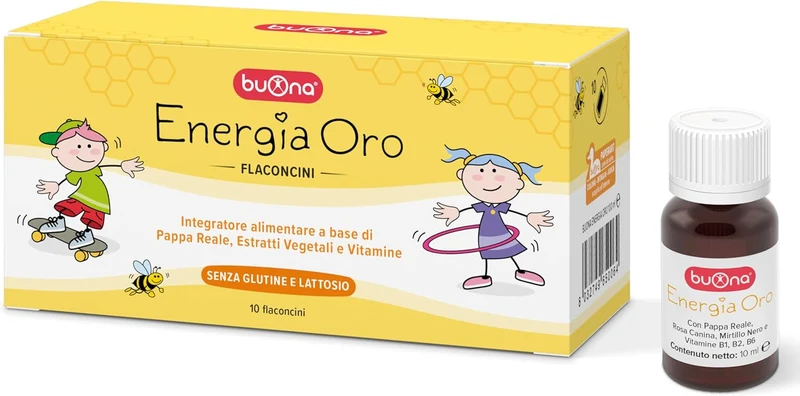 Buona Energia Oro Flaconcini Bambini 10 Flaconcini da 10 ml