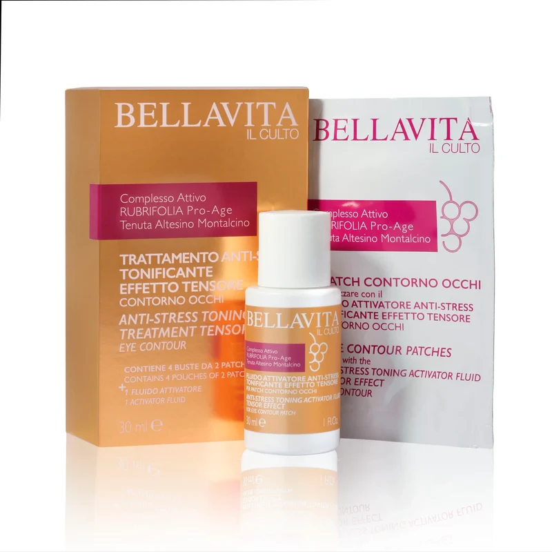 Trattamento Antistress Tonificante Effetto Tensore Contorno Occhi Patch Occhi + Fluido Attivatore