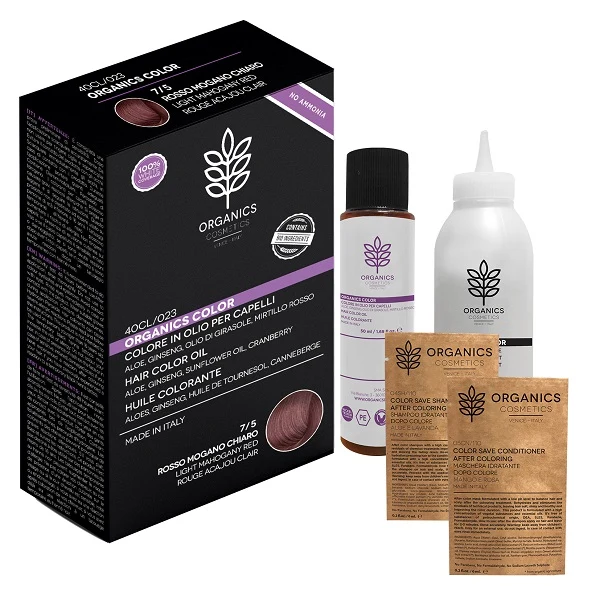ORGANICS PHARM ORGANICS COLOR 7/5 ROSSO MOGANO CHIARO