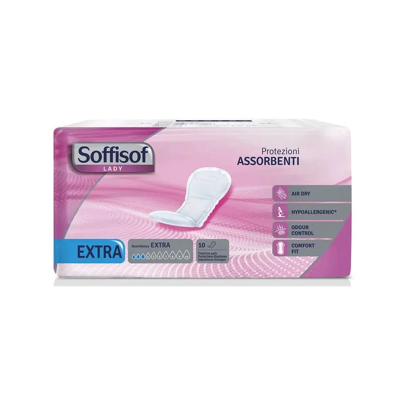 Soffisof Lady Pannolone Per Incontinenza Sagomato Extra 10 Pezzi