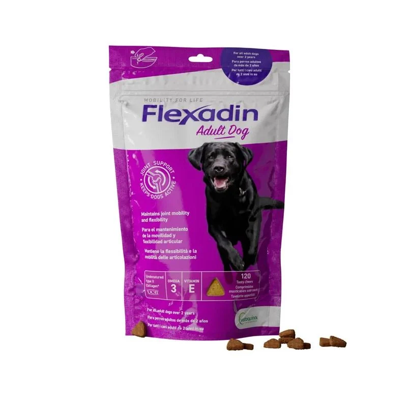 Flexadin Adult Mangime Complementare Articolazioni Cani Adulti 120 Tavolette