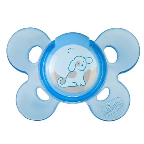 CHICCO SUCCHIETTO COMFORT BOY SILICONE 2-6 MESI 2 PEZZI