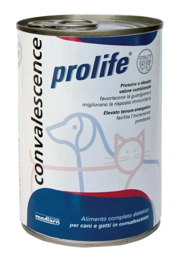 Prolife Veterinary Convalescence Cibo Umido Per Cani E Gatti In Convalescenza Lattina 200g