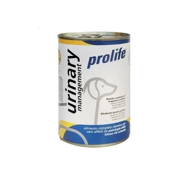 Prolife Veterinary Urinary Management Cibo Umido Per Cani Lattina 400g