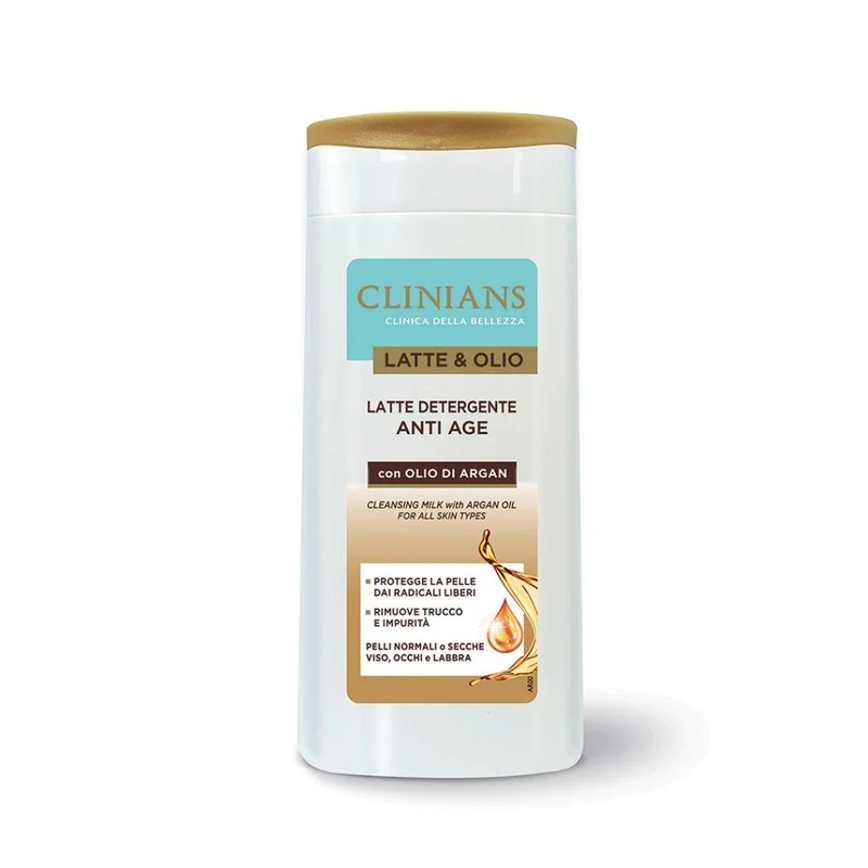 Latte Detergente Anti Age con Olio di Argan