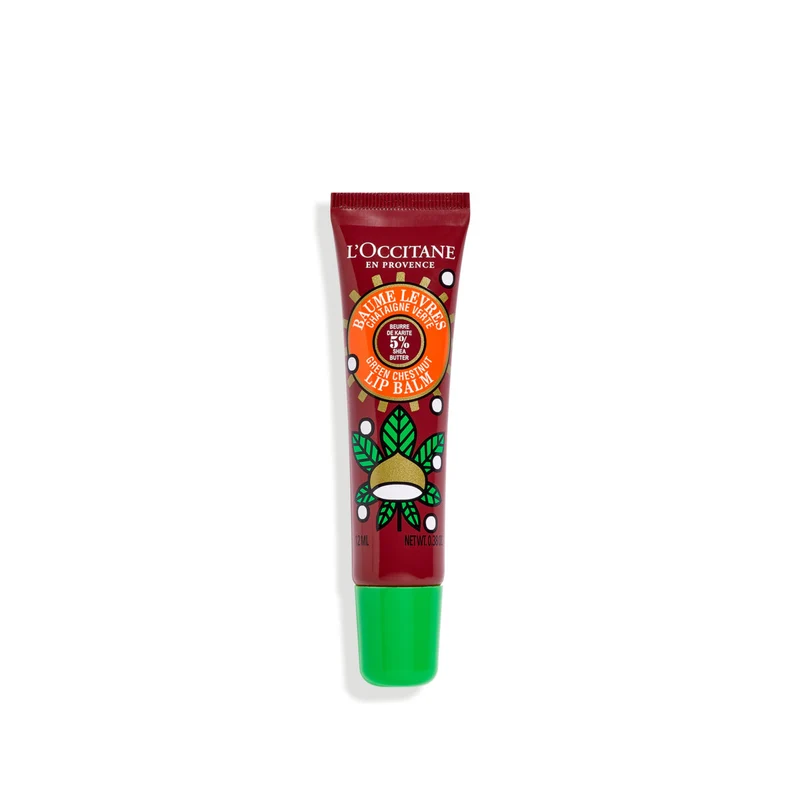 L'Occitane Balsamo Labbra Karitè E Castagna Verde 12ml
