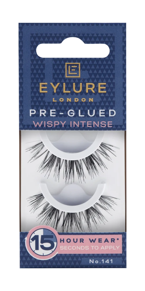 Eylure London Pre-Glued Ciglia Finte Wispy intense Lashes N 141