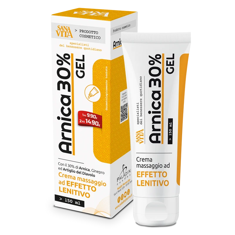Sanavita Gel Arnica 30% 150ml.