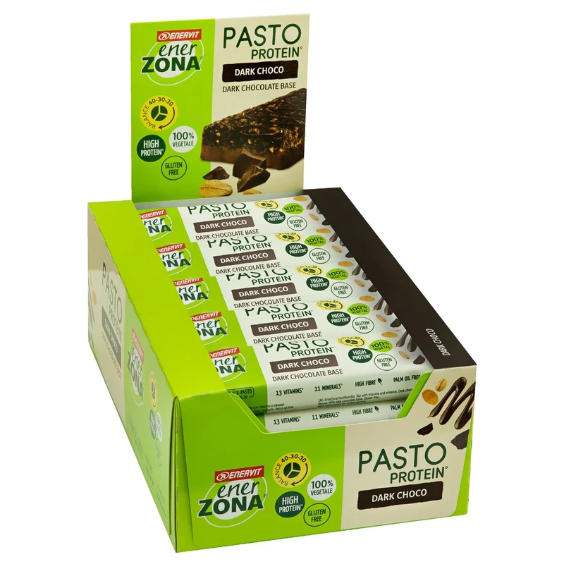 ENERZONA PASTO DARK CHOCO 25PZ